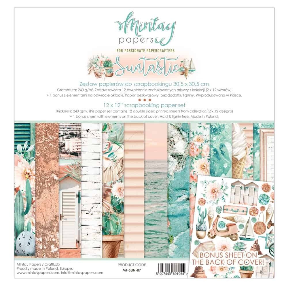 Mintay - SUNTASTIC - 12 x 12 Paper Pack - The Crafty Kiwi