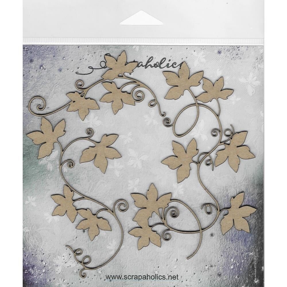 Scrapaholics - Laser Cut Chipboard - Vines - The Crafty Kiwi