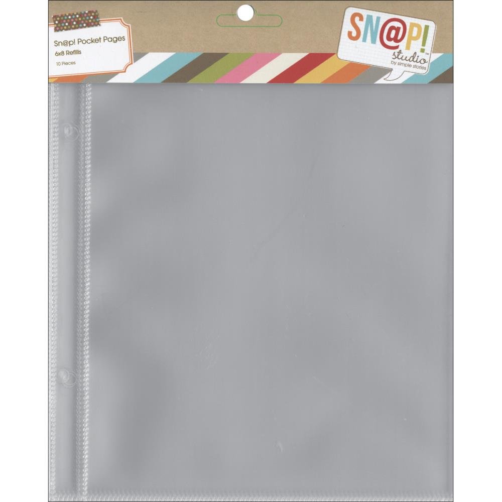 Simple Stories - Sn@p! Pocket Pages - 6x8 Refills (10/pack) - The Crafty Kiwi