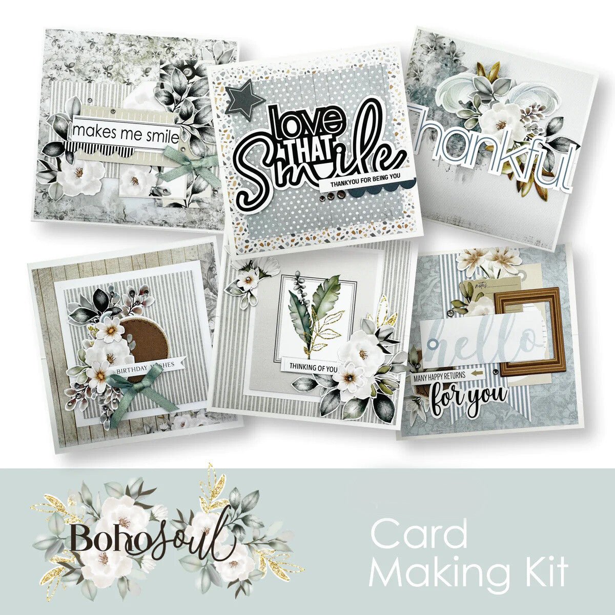 Uniquely Creative - Boho Soul Card Making Kit - The Crafty Kiwi