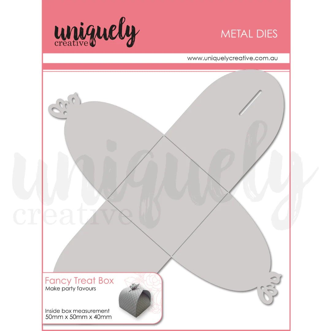 Uniquely Creative - Fancy Treat Box Die - The Crafty Kiwi