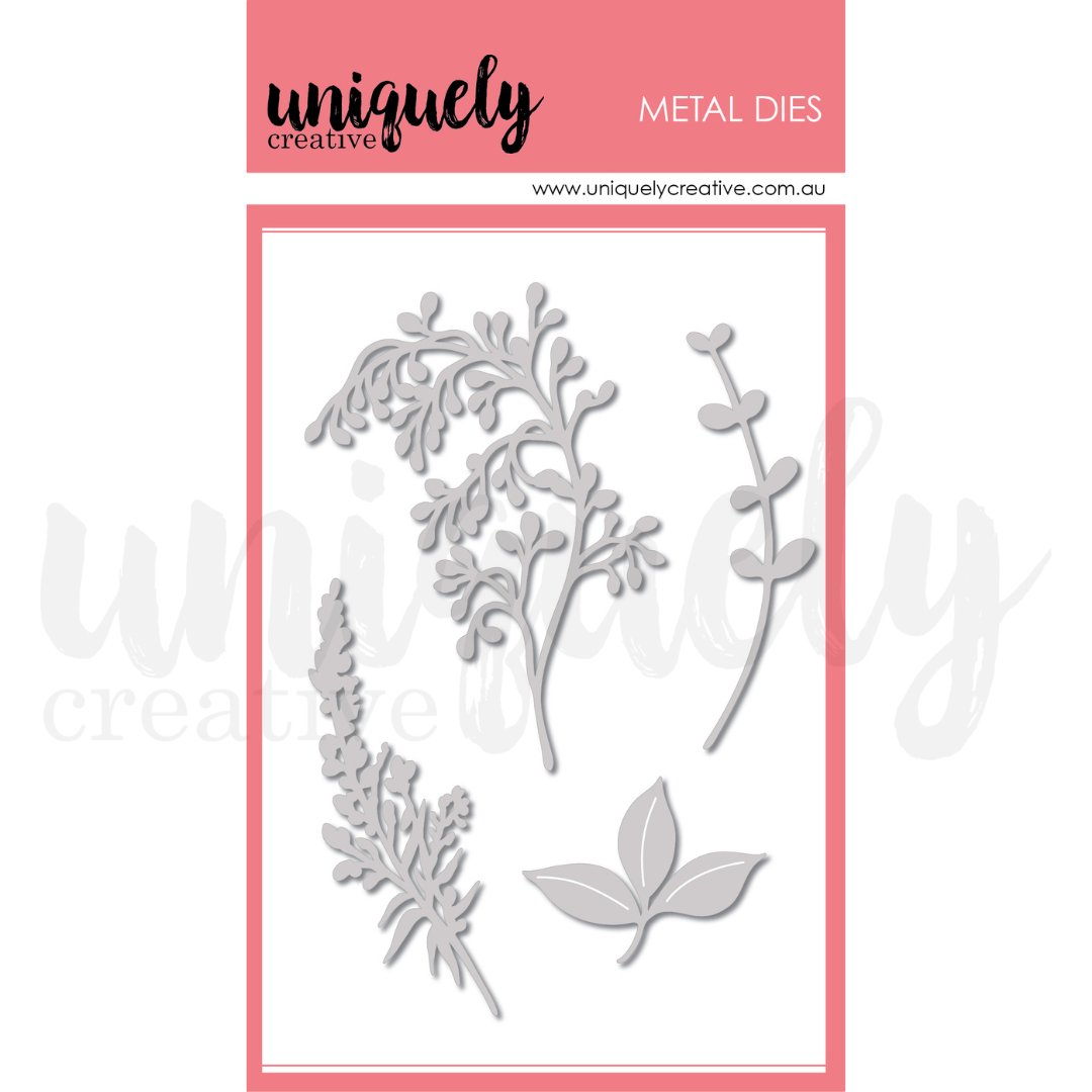 Uniquely Creative - Flowering Foliage Die - The Crafty Kiwi