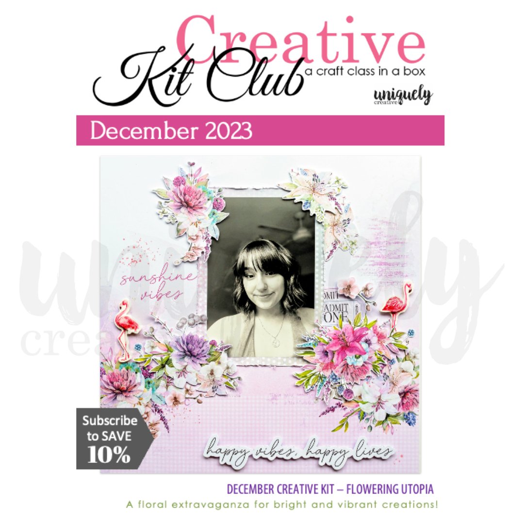 Uniquely Creative - Flowering Utopia Bundle Kit - The Crafty Kiwi