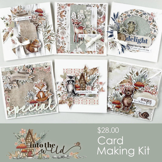 Uniquely Creative - Into The Wild Cardmaking Kit - The Crafty Kiwi