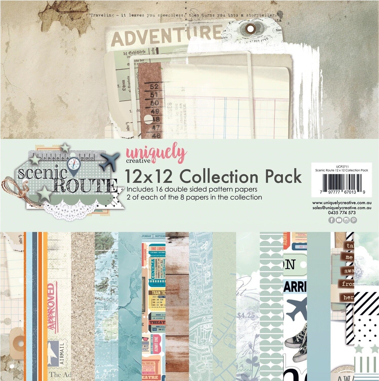 Uniquely Creative - Scenic Route Bundle Kit - The Crafty Kiwi