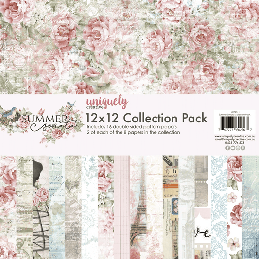 Uniquely Creative - Summer Sonata -Collection Bundle 12X12 - The Crafty Kiwi