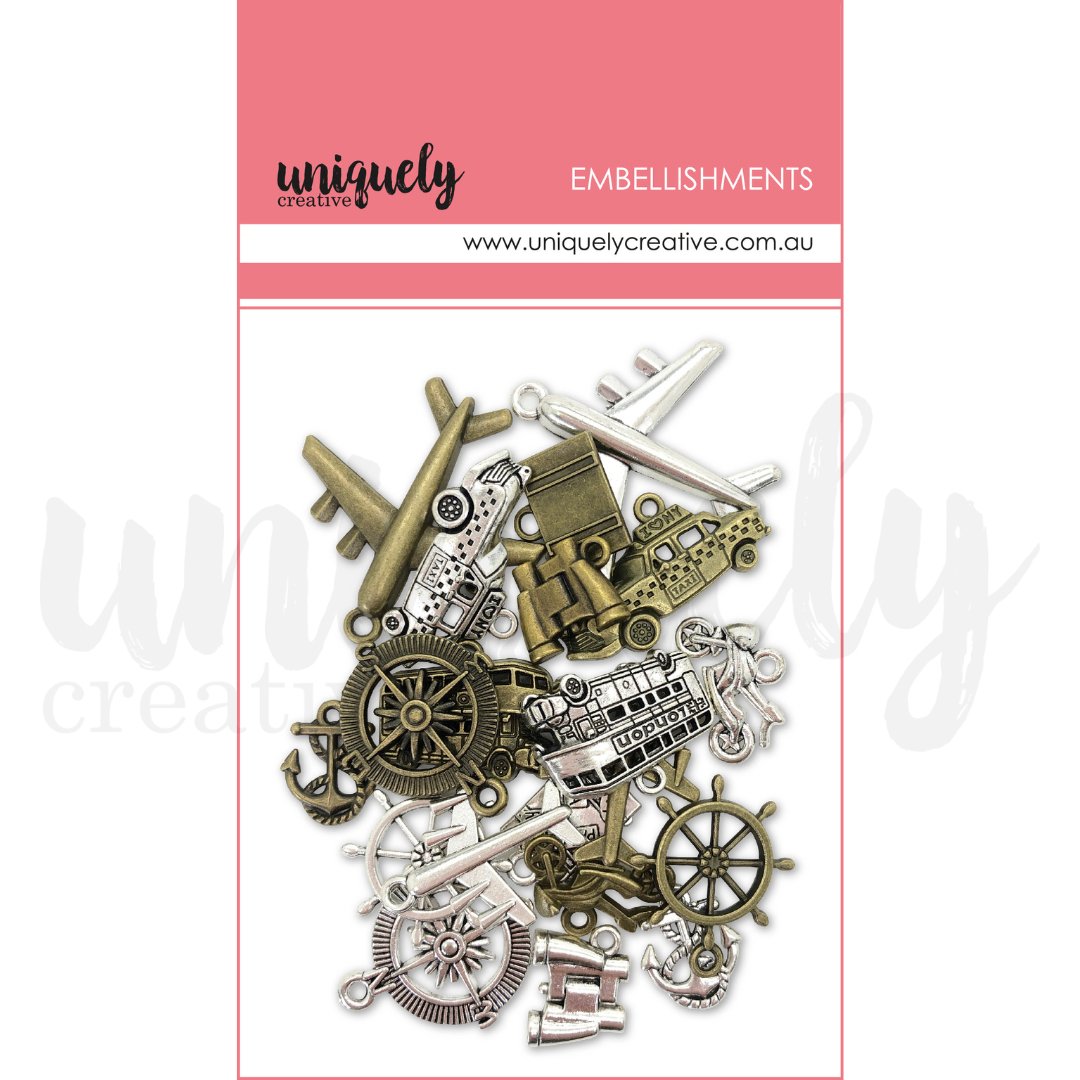 Uniquely Creative - Travel Charms - The Crafty Kiwi